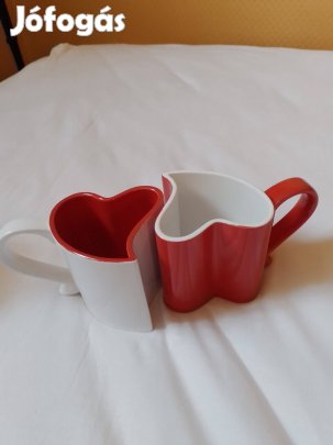 Páros piros-fehér bögre