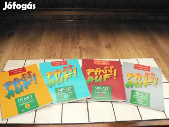 Pass Auf! 1-4. Német gyermek nyelvkönyv sorozat + MP3 hanganyag