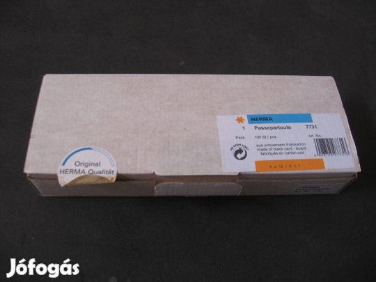 Passepartouts 9x12 / 6x7 es méret 100 db, uj