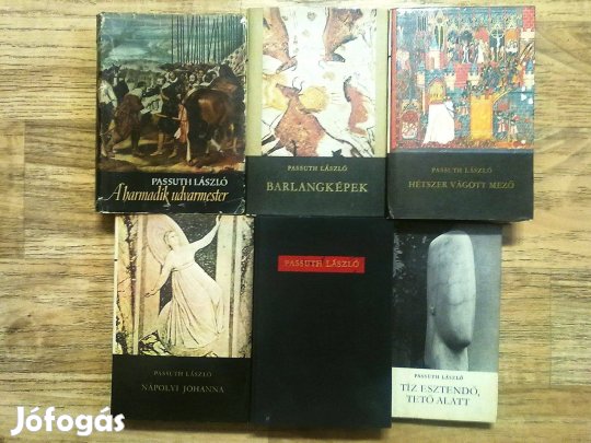 Passuth László 6 db könyve egy könyvcsomagban, csak 2200 Ft