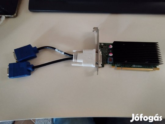 Passzív PCI-e VGA kártya dual Dsub csatlakozó