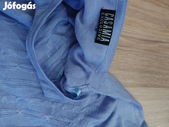 Pasztell levendula női finomkötött pulóver