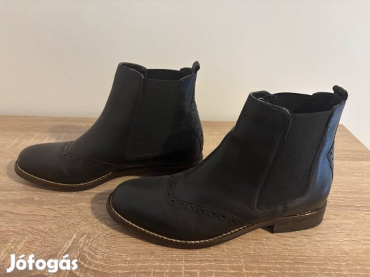 Pat Calvin fekete bokacsizma