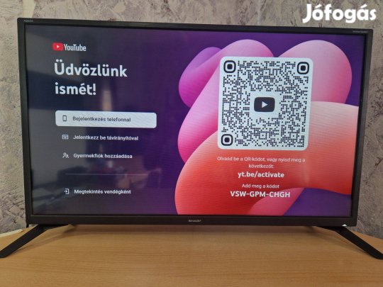 Patika "! Sharp 32BC2E Smart Wifi Youtube LED Tv/Számla/Garancia