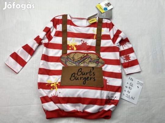 Patkányburger jelmez, David Walliams jelmez, új D133