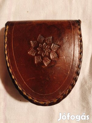 Patkó pénztárca. (bőr)