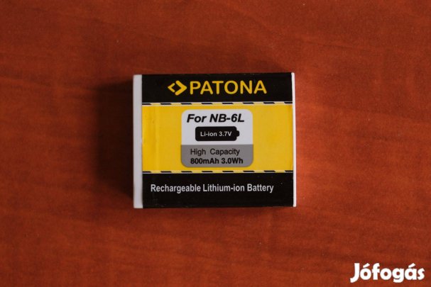 Patona NB-6L 800mAh 3.0Wh akku