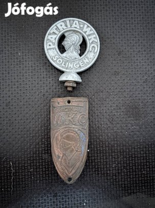 Patria Wkc kerékpár bicikli sárvédődísz váznyaktábla veterán régi