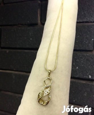 Patrícia arany színű köves xuping nyaklánc