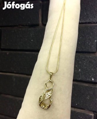 Patrícia arany színű köves xuping nyaklánc