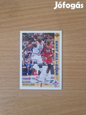 Patrick Ewing Upper Deck 1991-92 East All-Star #68 kosaras kártya