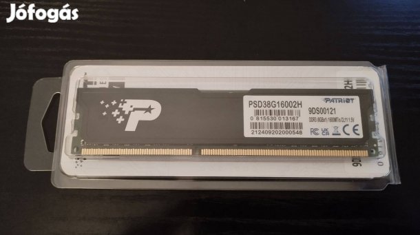 Patriot 8GB DDR3 1600MHz CL11 Signature Line + hűtő