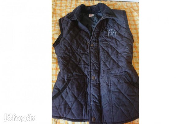 Pattentos 146-os méretű fekete steppelt mellény