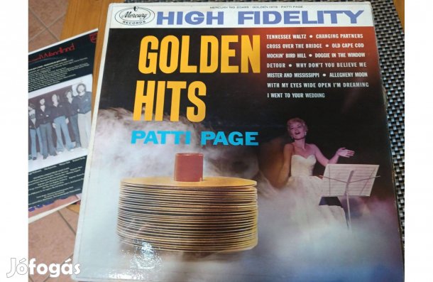 Patti Page Golden hits bakelit hanglemez eladó