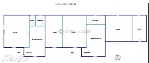 Pátyi 105 nm-es ház eladó