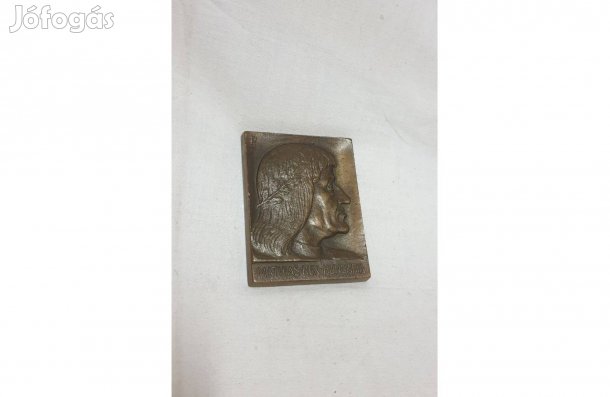 Pátzay Pál: Hunyadi Mátyás bronz plakett