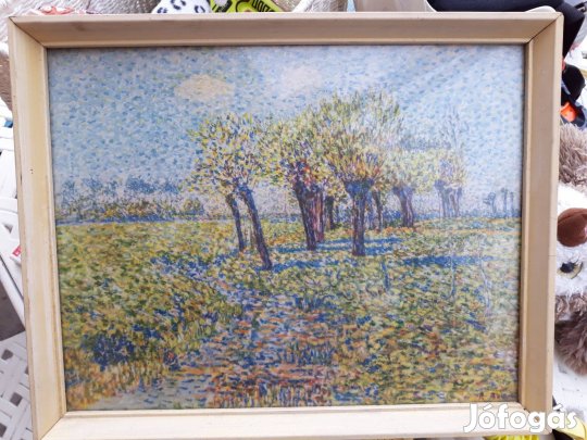 Paul Baum ,,Fűzfák" c. képe remek áron!