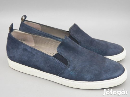 Paul Green bőr belebújós cipő, kék, 38 / 38,5