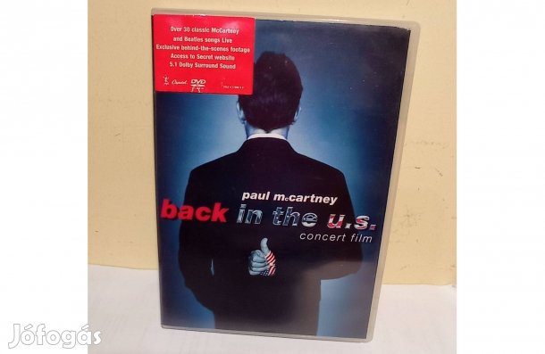 Paul Mccartney Back In The U.S. - Concert Film, DVD