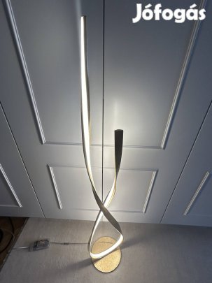 Paul Neuhaus LED állólámpa Linda, arany, fém, fényerőszabályozóval