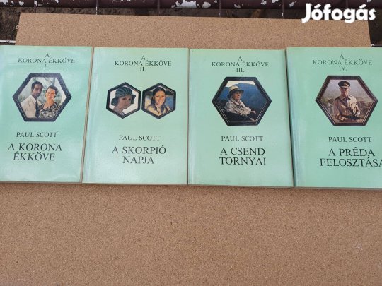 Paul Scott: A korona ékköve I-II-III-IV