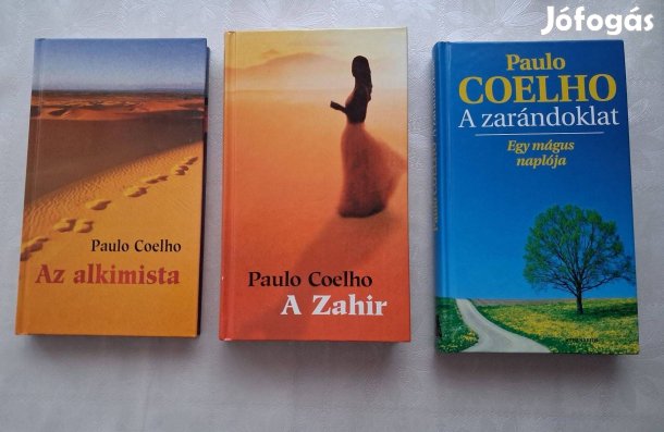 Paulo Coelho könyvcsomag ( Alkimista, Zahir, Zarándoklat)