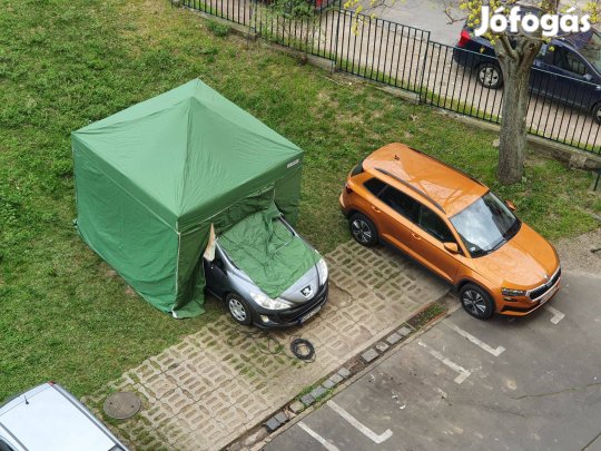 Pavilon Sátor Brimo 3x3 ipari, rendkívül erős acélváz szél 60km/h