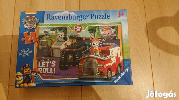 Paw Patrol puzzle, Mancs Őrjárat bevetésen kirakó, 3 éves kortól