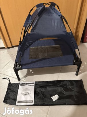 Pawhut Emelt Kutyaágy, 10kg alatti kutyának, UV Védő Ponyvával,