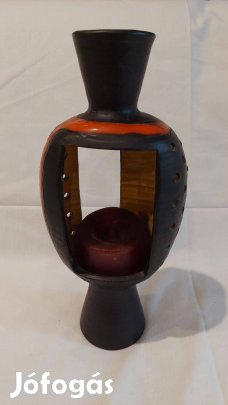 Pázmándy retro kerámia gyertyatartó