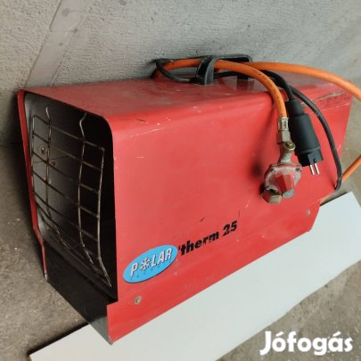 Pb gázos 25 Kw-os hőlégbefúvó,hőlégfúvó, hőfúvó fűtés