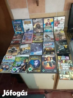 Pc cd retro játék csomag 19 db ami a képeken látható 
