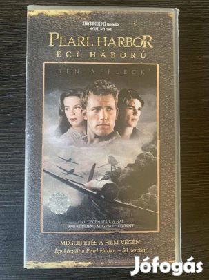 Pearl Harbor Égi háború Ben Affleck VHS Kazetta Videókazetta Újszerű