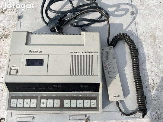 Pearlcorder Microcassette System 2000 típusú mikro-kazettás diktafon