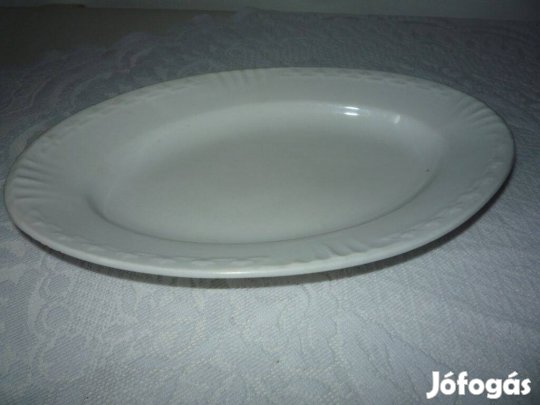 Pecsenyés tál, kínáló csehszlovák 29x19cm