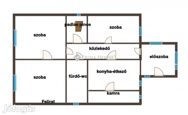 Pécsi 100 nm-es ház eladó