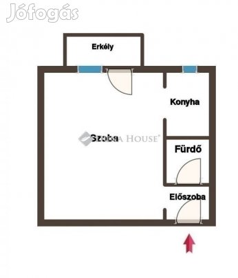 Pécsi eladó 28 nm-es lakás