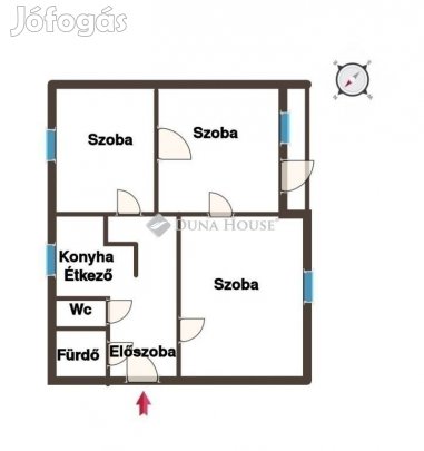 Pécsi eladó 68 nm-es lakás