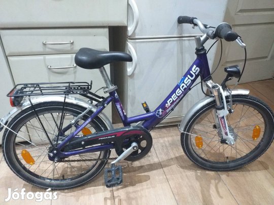 Pegazus 20 AAA alum.,agydinamó,7seb agyváltó, gyerek kerékpár, bicikli