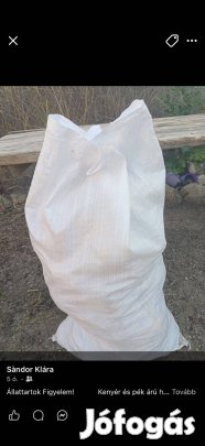 Pékáru zsákban állatoknak