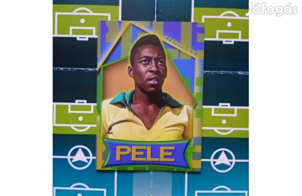 Pelé (Brazília) rajongói focis kártya