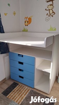 Pelenkázó komód Ikeás