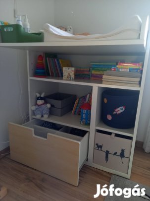 Pelenkázószekrény 1 fiókkal