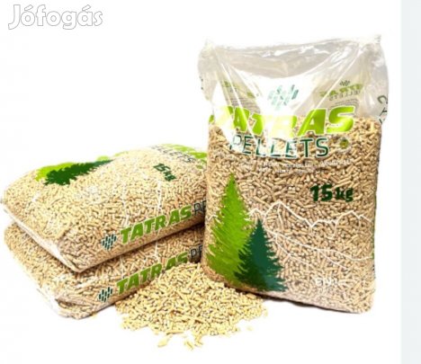 Pellet eladó - fenyő és tölgy, 15 kg-os zsákokban