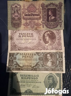 Pengő milpengő bilpengő