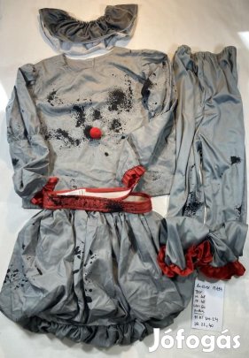 Pennywise jelmez, bohóc jelmez, halloween jelmez M194