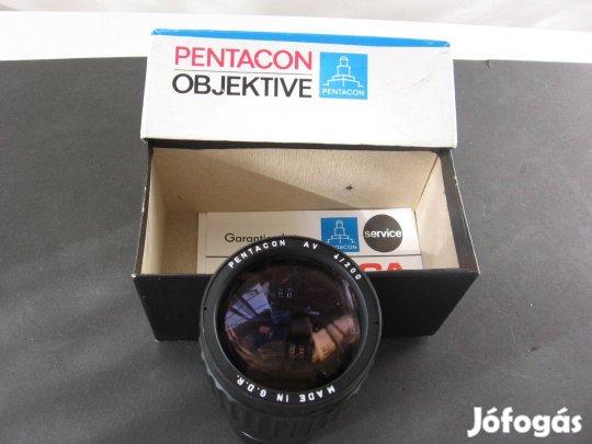 Pentacon Objektiv 4/200 MM gyári uj