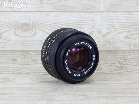 Pentacon Prakticar 50mm 1:1.8 objektív - Praktica B csatlakozással
