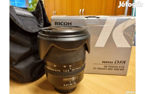 Pentax D-Fa 24-70mm f 2,8 SDM WR objektív