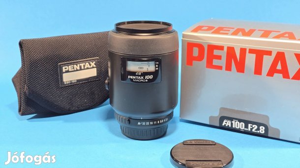Pentax Fa 2.8/100mm macro objektív 100mm makró 